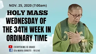 Nov. 25,  2020 | Rosary, Novena to Our Mother of Perpetual Help and Holy Mass - Fr. Dave Concepcion