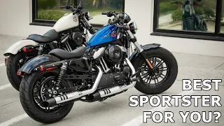 Which Sportster is Best for You? 2022 H-D Forty-Eight vs. 2022 H-D Iron 883