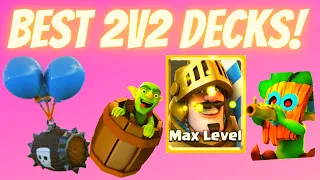 THE *BEST DECKS for 2v2s! Clash Royale 2v2 Deck with Mega Knight and Prince Bait!