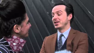 Andrew Scott (Actor) Interview at london Collections: Men AW14