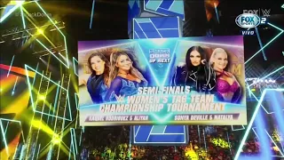 Rodriguez & Aliyah Vs Deville & Natalya - Torneo Títulos en Parejas - Smackdown 26/08/2022 (Español)