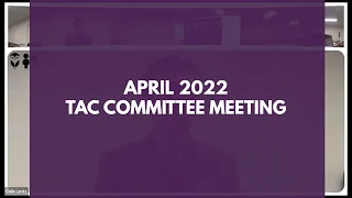 SRPC Technical Advisory Committee - Apr. 1, 2022