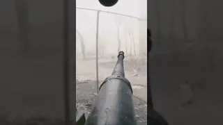 RUSSIAN TANK DESTROYS UKRAINIAN TROOPS.