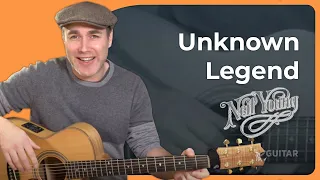 How to play Unknown Legend by Neil Young on the guitar