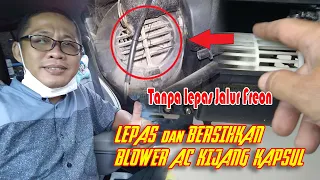 Begini Cara Melepas dan Membersihkan AC Mobil Sendiri Tanpa Lepas Jalur Freon #Kijang Kapsul