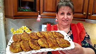 Zucchini cutlets! Delicious. Good simple recipe. How to cook delicious vegetable cutlets.