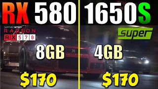 RX 580 vs. GTX 1650 Super | Test in 10 Games