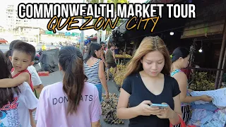 COMMONWEALTH MARKET Afternoon Visit + Street Foods | Quezon City, Philippines[4K]