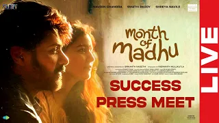 Month Of Madhu Success Press Meet LIVE | Naveen Chandra | Swathi | Srikanth Nagothi | YouWe Media