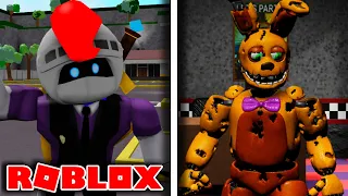 New William Afton, Spring Bonnie, and Springlock Failure in Roblox Archived Nights FNAF Roleplay