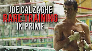 Joe Calzaghe RARE Training In Prime