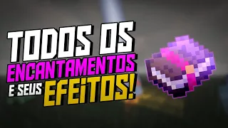 TODOS os ENCANTAMENTOS do Minecraft e O QUE FAZEM! - GUIA COMPLETO