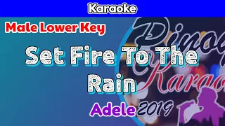 Set Fire To The Rain by Adele (Karaoke : Male Lower Key)