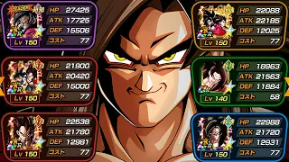 UPGRADED GT HEROES TEAM WITH LR FULL POWER SSJ4 GOKU! Dragon Ball Z Dokkan Battle