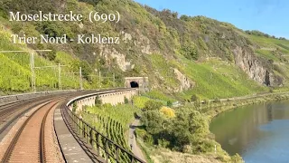 Moselstrecke von Trier Nord nach Koblenz.