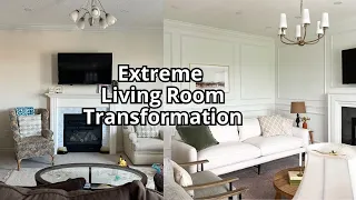 DIY LIVING ROOM MAKEOVER  My Mom's Living Room Start to Finish  Studio McGee Inspired Home Decor