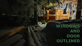 Build a small log cabin/sauna Part 6