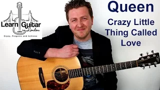 Crazy Little Thing Called Love - Acoustic Guitar Lesson - Queen - Drue James