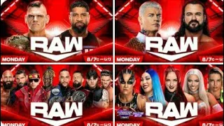 WWE Monday Night Raw Full Highlights In Hindi.