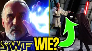 WIE konnte DOOKU KENOBI SO EINFACH in Episode 3 BESIEGEN?