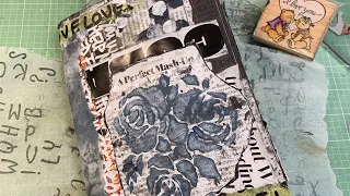 Glue Book Flip Through - Messy Grunge (Feb. 2022)  I Love It!