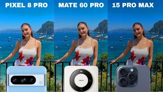Google Pixel 8 Pro Vs Huawei Mate 60 Pro Vs iPhone 15 Pro Max Camera Test