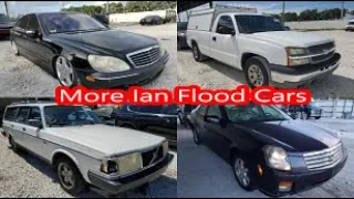 Copart Walk Around: Totaled Volvo 240, Flooded Benz, Silverado, CTS