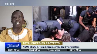 Protests rock Total Energies AGM in Paris