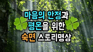 ☔️🍀 잔잔한 빗소리와 숲속 오두막의 수면 스토리 명상, 마음의 안정을 돕는 의식의 흐름 기법 [BSM LEVEL 2 - 마음의 안정 및 정서 안정]