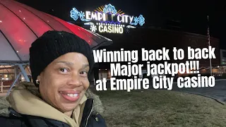 Winning back to back, Major jackpot! at Empire City Casino