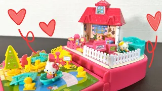 12 Minutes Satisfying with Unboxing Japanese Hello Kitty Wonderful Pension / ASMR (No Music)