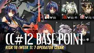 CC#12 Operation Base Point 7 Operator Risk 18  - Week 1 | Arknights Strategy