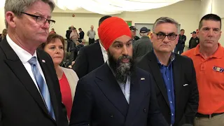 NDP leader Jagmeet Singh in Hamilton