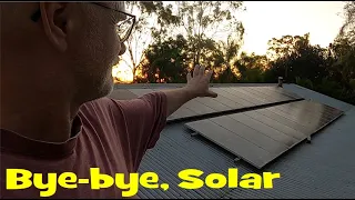 They took all my solar panels off... and replaced them with new ones 😉
