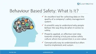 Behavioral Safety