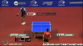 Fan Zhendong Vs Vladimir Samsonov: 1/2 Final [German Open 2013]