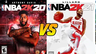 NBA 2k21 vs NBA 2k20 Comparison (Gameplay, A.I, Graphics...) PS4