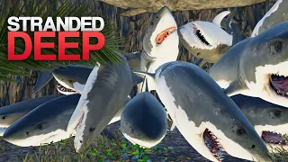 THE GREAT SHARK MASSACRE! Stranded Deep S4 Episode 41