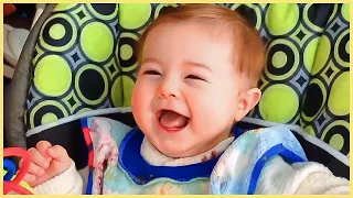 Cute And Funny Baby Laughing Hysterically Compilation || 5-Minute Fails