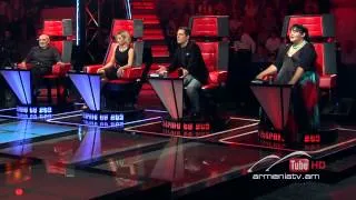 Albert Ghazaryan,Un Amore Cosi Grande - The Voice Of Armenia - Blind Auditions - Season 2