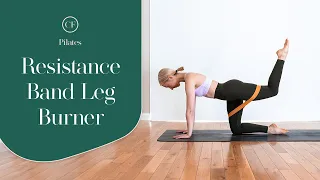 Resistance Band Pilates Leg and Booty Workout | 20 Minute Pilates Class
