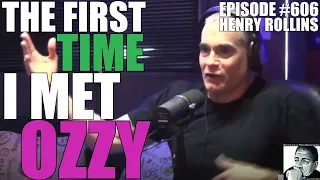 The first time Henry Rollins met Ozzy Osbourne  -  Joey Diaz Clips