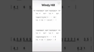 Windy Hill Sheet piano