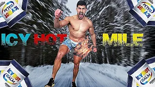 Running 1 Mile in ICY HOT Soaked Underwear *INSTANT REGRET* | Bodybuilder VS Crazy Cardio Challenge