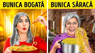 PROVOCARE CULINARĂ, CU BUGETE DIFERITE || Bogată vs. săracă, provocare marca 123 GO! Like