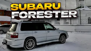 🔥 Устроили отжиг на SUBARU FORESTER зимой (Drift, JDM)