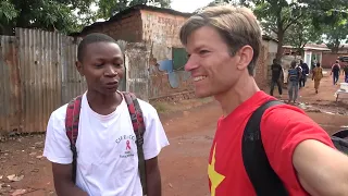 Leaving Bangui, Central African Republic and flying to Uganda