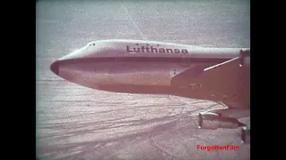 Lufthansa Jet Boeing 747  (Version II)  Super 8 footage