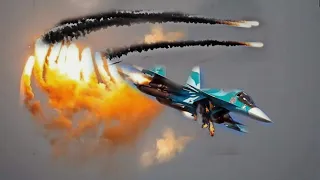 15 minutes ago! German F-35 pilots ambush Russian Su-34 fighter jets heading towards the border