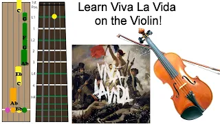 How to Play Viva La Vida on Violin (Tabs Tutorial)